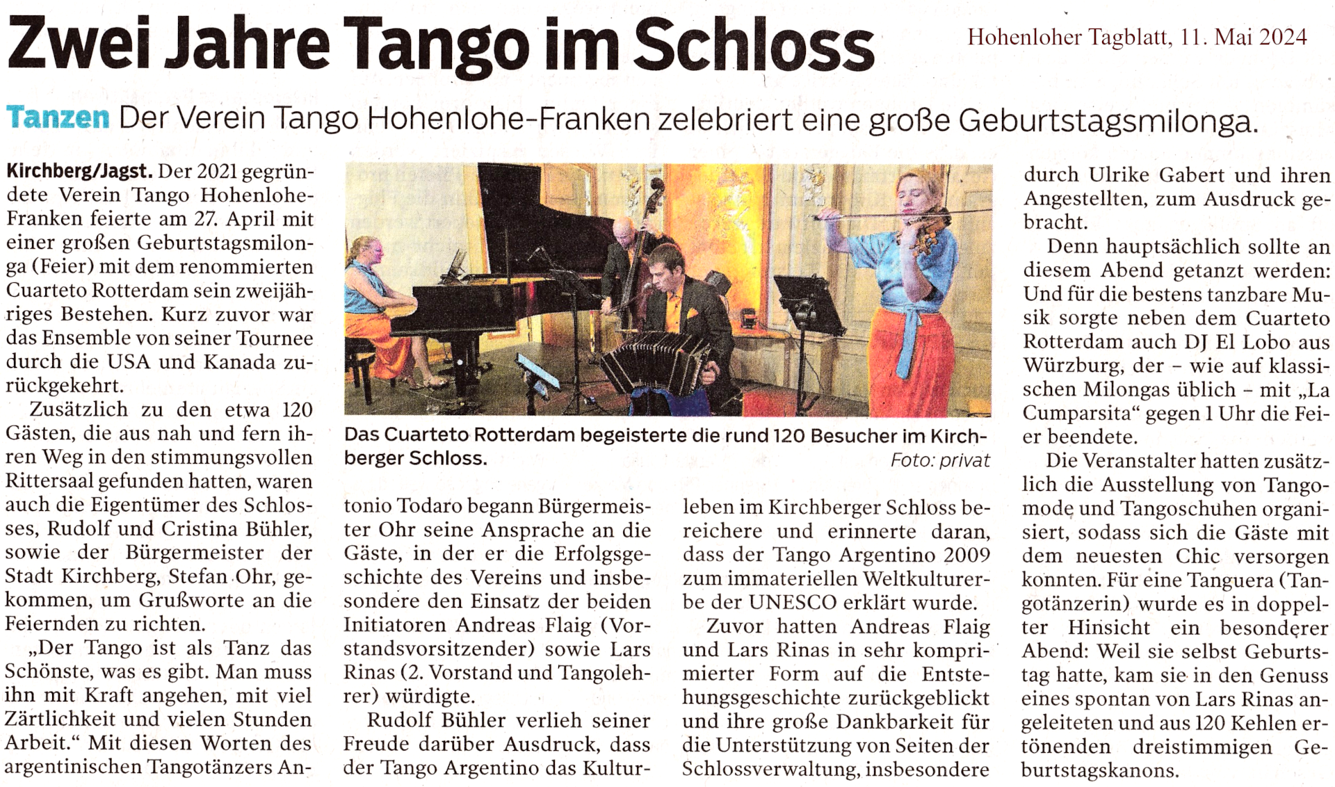 2024 05 11 Pressebericht Jubilaeumsmilonga cr